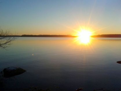 Sonnenuntergang bei Plön Osteopathie Schmidt